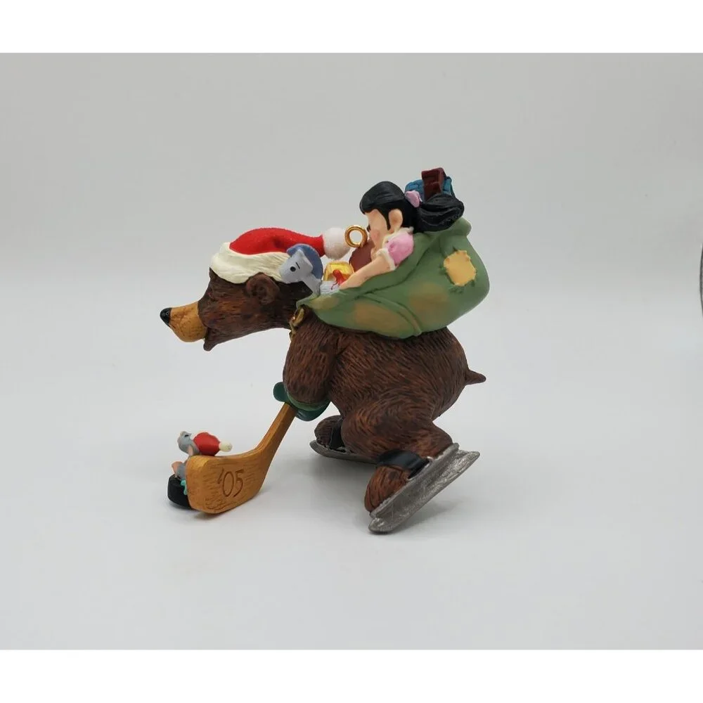 2005 Hallmark Keepsake Collector’s Series #2 “Hockey Thrills” Christmas Ornament